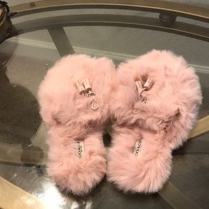 Coach Peep Toe Slippers